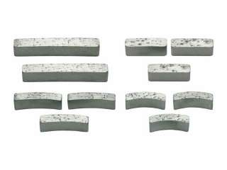 Diamond drill bit segments asphalt