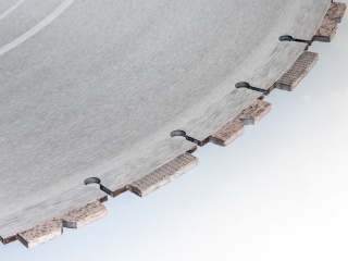Diamant Wandsgeblatt Beton mit gesetzten Diamanten Mix C3